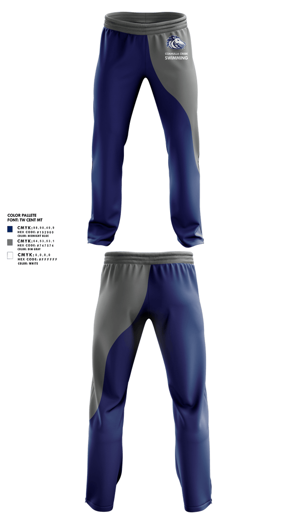 Sweatpants, Coahulla Creek, Swimming, Teamtime, Team time, sublimation, custom sports apparel, team uniforms, spirit wear, spiritwear, sports uniforms, custom shirts, team store, custom team store, fundraiser sports, apparel fundraiser