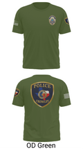 Crowley Police Department 8097883 Old School Cotton Feel Shirt - 48