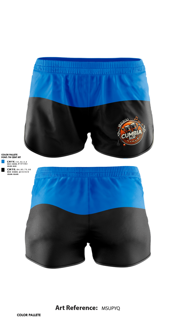 Womens Shorts, Cumbiasur, , Teamtime, Team time, sublimation, custom sports apparel, team uniforms, spirit wear, spiritwear, sports uniforms, custom shirts, team store, custom team store, fundraiser sports, apparel fundraiser