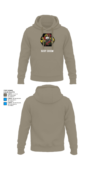 Hoodie, 51st Chem, Army, Teamtime, Team time, sublimation, custom sports apparel, team uniforms, spirit wear, spiritwear, sports uniforms, custom shirts, team store, custom team store, fundraiser sports, apparel fundraiser