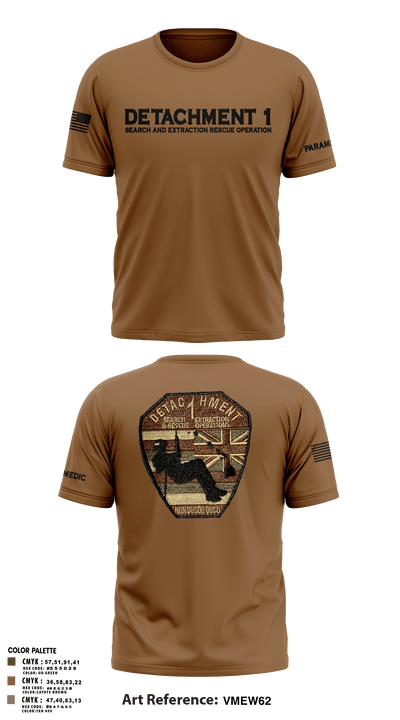 Detachment 1 27221981 Old School Cotton Feel Shirt - 5