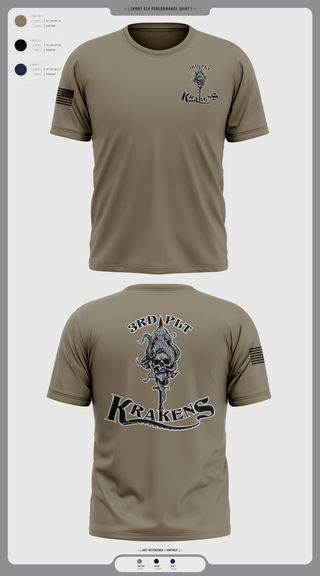 Short Sleeve Performance Shirt, 3RD PLT95TH CBRN3rd plt, Army, Teamtime, Team time, sublimation, custom sports apparel, team uniforms, spirit wear, spiritwear, sports uniforms, custom shirts, team store, custom team store, fundraiser sports, apparel fundraiser