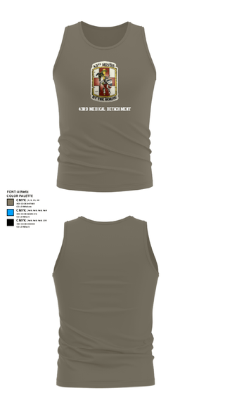 Tank Top, 43rd Medical Detachment, , Teamtime, Team time, sublimation, custom sports apparel, team uniforms, spirit wear, spiritwear, sports uniforms, custom shirts, team store, custom team store, fundraiser sports, apparel fundraiser