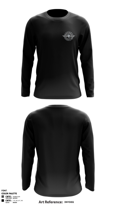 Nevada Elite Wrestling Long Sleeve Rash Guard Shirt - 1