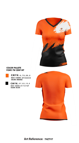 Womens Short Sleeve Vneck Shirt, Ogallala High School Golf, Golf, Teamtime, Team time, sublimation, custom sports apparel, team uniforms, spirit wear, spiritwear, sports uniforms, custom shirts, team store, custom team store, fundraiser sports, apparel fundraiser