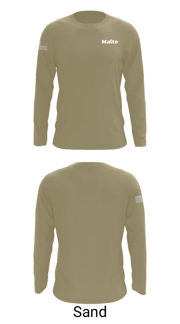 Long Sleeve Performance Shirt, Malte, Air Force, Teamtime, Team time, sublimation, custom sports apparel, team uniforms, spirit wear, spiritwear, sports uniforms, custom shirts, team store, custom team store, fundraiser sports, apparel fundraiser