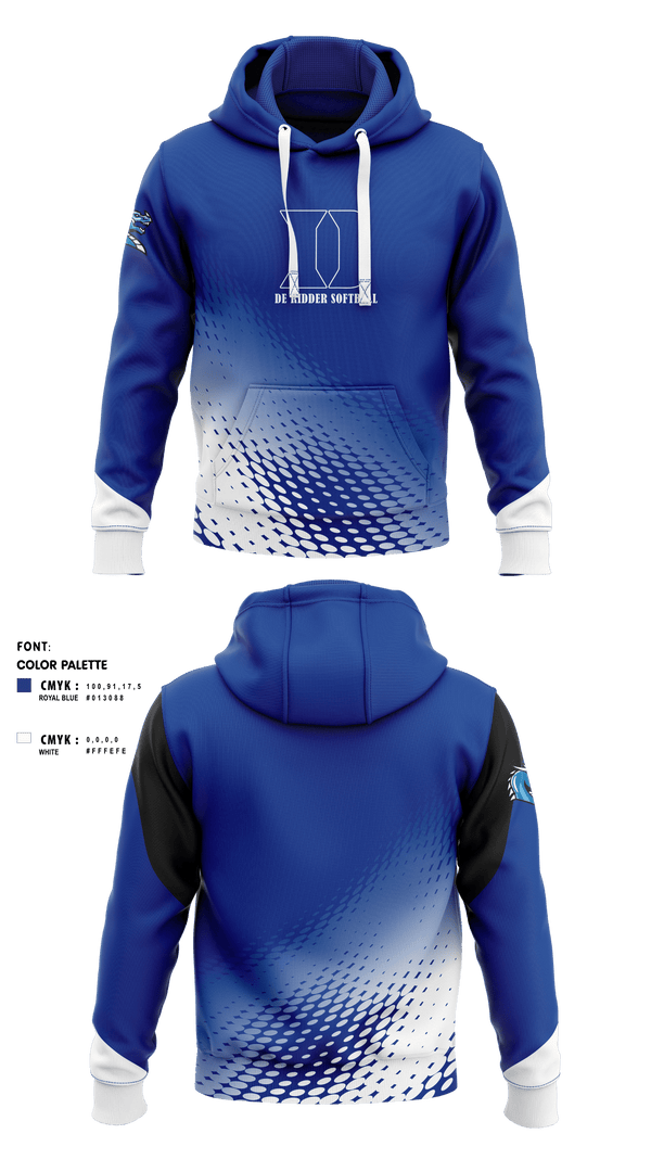 Hoodie, De Ridder High School Softball, Softball, Teamtime, Team time, sublimation, custom sports apparel, team uniforms, spirit wear, spiritwear, sports uniforms, custom shirts, team store, custom team store, fundraiser sports, apparel fundraiser