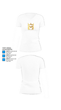 Master Inspections 6110874 Women's Short Sleeve V-neck Shirt - 18