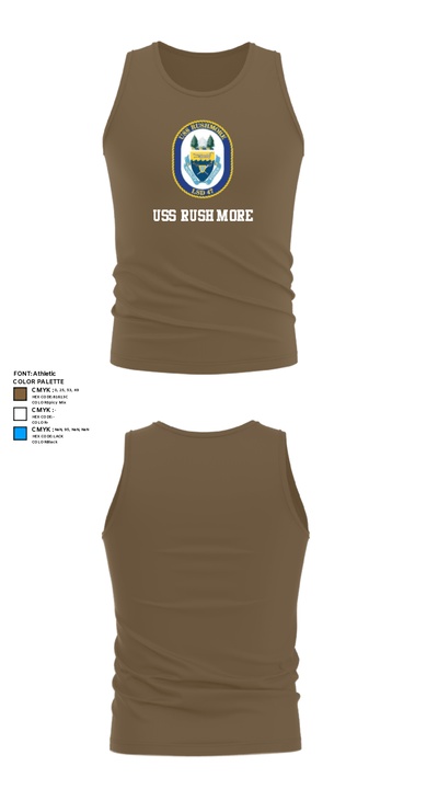USS RUSHMORE 78932182 Tank Top - 18