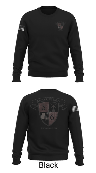 Crew Neck Sweatshirt, MCAS Yuma Station S6, Marines, Teamtime, Team time, sublimation, custom sports apparel, team uniforms, spirit wear, spiritwear, sports uniforms, custom shirts, team store, custom team store, fundraiser sports, apparel fundraiser