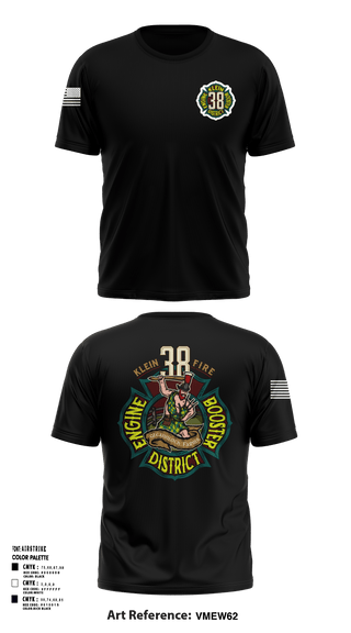 Short Sleeve Performance Shirt, Klein Fire 38, Fire Department, Teamtime, Team time, sublimation, custom sports apparel, team uniforms, spirit wear, spiritwear, sports uniforms, custom shirts, team store, custom team store, fundraiser sports, apparel fundraiser