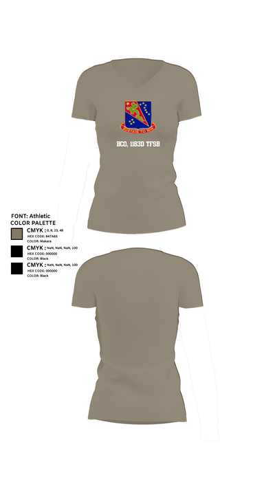 BCO, 1163D TFSB 58907299 Women's Short Sleeve V-neck Shirt - 64