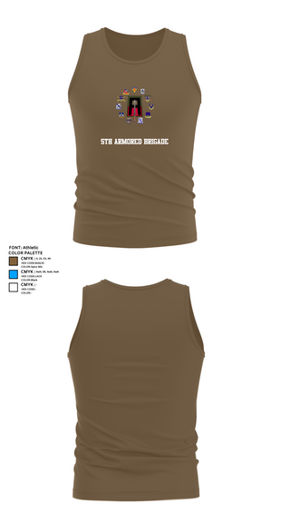 Tank Top, 5th Armored Brigade, , Teamtime, Team time, sublimation, custom sports apparel, team uniforms, spirit wear, spiritwear, sports uniforms, custom shirts, team store, custom team store, fundraiser sports, apparel fundraiser