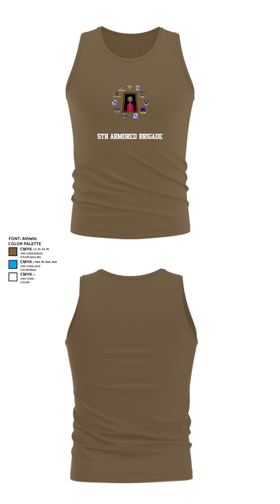 5th Armored Brigade 44800890 Tank Top - 19