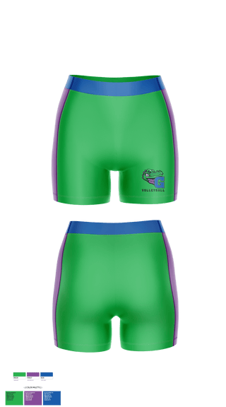 Women's Compression Shorts, James N Gamble Montessori Junior High School Volleyball, Women's Volleyball, Teamtime, Team time, sublimation, custom sports apparel, team uniforms, spirit wear, spiritwear, sports uniforms, custom shirts, team store, custom team store, fundraiser sports, apparel fundraiser