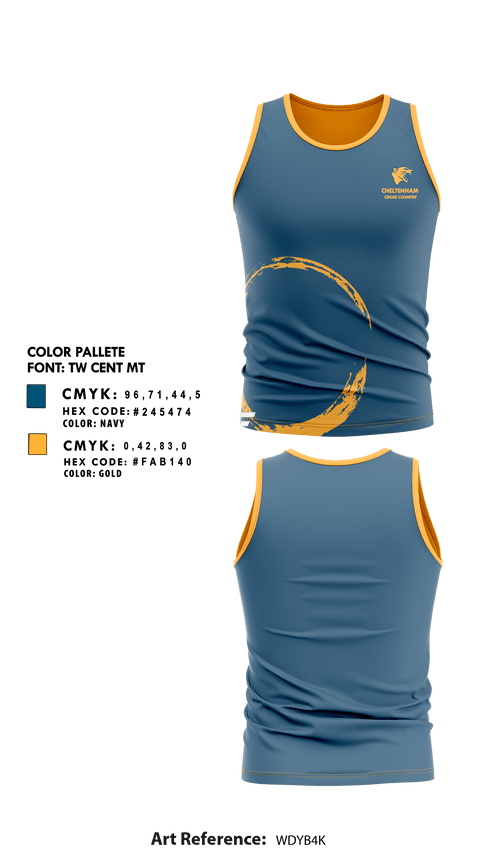 Tank Top, Cheltenham High School Cross Country, Cross Country, Teamtime, Team time, sublimation, custom sports apparel, team uniforms, spirit wear, spiritwear, sports uniforms, custom shirts, team store, custom team store, fundraiser sports, apparel fundraiser