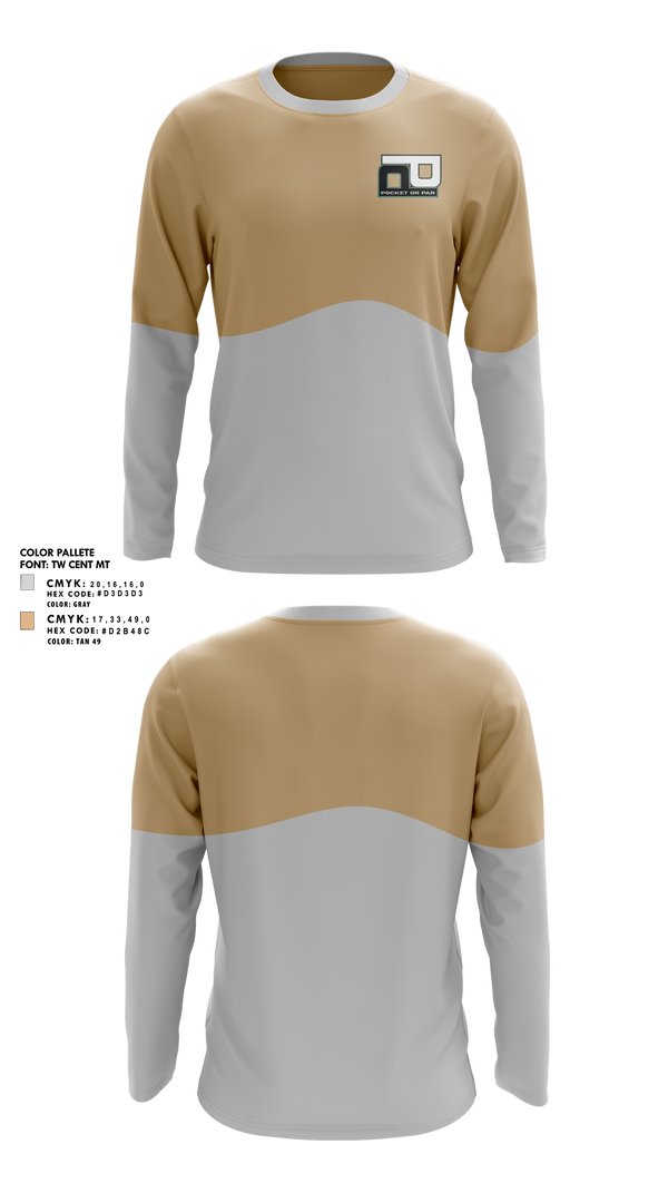 Long Sleeve Performance Shirt, Pocket or Par, , Teamtime, Team time, sublimation, custom sports apparel, team uniforms, spirit wear, spiritwear, sports uniforms, custom shirts, team store, custom team store, fundraiser sports, apparel fundraiser