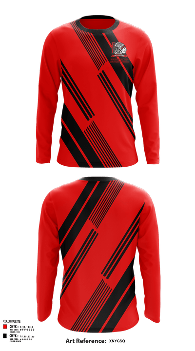 Elizabeth Forward High School Football 33902102 Long Sleeve Performance Shirt - 113