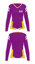 New Town High School Softball 45300181 Women's Long Sleeve V-neck Shirt - 30