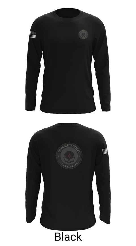 Long Sleeve Performance Shirt, Detroit Tactical Firearms, , Teamtime, Team time, sublimation, custom sports apparel, team uniforms, spirit wear, spiritwear, sports uniforms, custom shirts, team store, custom team store, fundraiser sports, apparel fundraiser