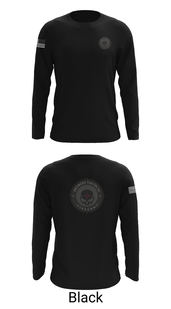 Long Sleeve Performance Shirt, Detroit Tactical Firearms, , Teamtime, Team time, sublimation, custom sports apparel, team uniforms, spirit wear, spiritwear, sports uniforms, custom shirts, team store, custom team store, fundraiser sports, apparel fundraiser