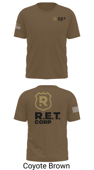 RET CORP 33326250 Old School Cotton Feel Shirt - 10