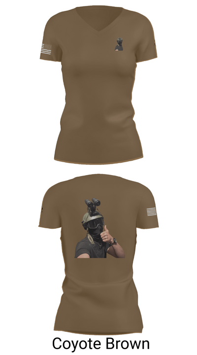 1st marine divison 61808262 Women's Short Sleeve V-neck Shirt - 8