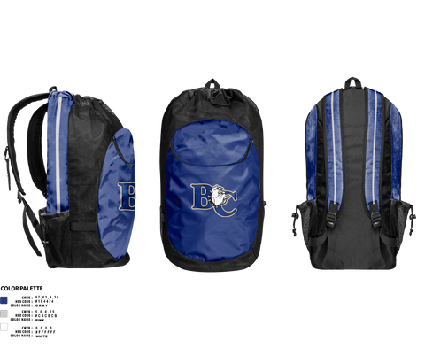 Gear Bag, ﻿Barton College Basketball, Women's Basketball, Teamtime, Team time, sublimation, custom sports apparel, team uniforms, spirit wear, spiritwear, sports uniforms, custom shirts, team store, custom team store, fundraiser sports, apparel fundraiser