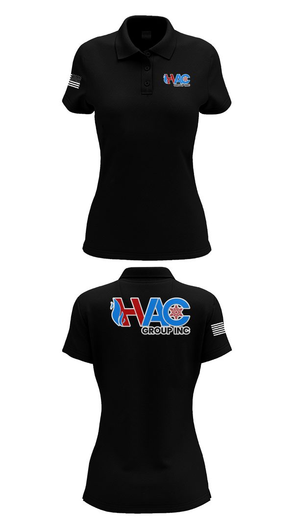 Womens Short Sleeve Performance Polo, HVAC group Inc, , Teamtime, Team time, sublimation, custom sports apparel, team uniforms, spirit wear, spiritwear, sports uniforms, custom shirts, team store, custom team store, fundraiser sports, apparel fundraiser