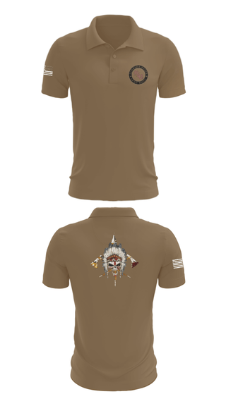Short Sleeve Performance Polo, Seminole Battalion, Army, Teamtime, Team time, sublimation, custom sports apparel, team uniforms, spirit wear, spiritwear, sports uniforms, custom shirts, team store, custom team store, fundraiser sports, apparel fundraiser