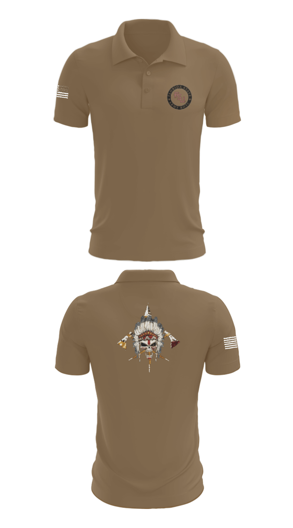 Short Sleeve Performance Polo, Seminole Battalion, Army, Teamtime, Team time, sublimation, custom sports apparel, team uniforms, spirit wear, spiritwear, sports uniforms, custom shirts, team store, custom team store, fundraiser sports, apparel fundraiser