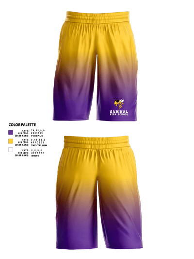 Sabinal High School Basketball 27202205 Mens Basketball Shorts 40