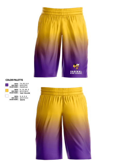 Mens Basketball Shorts, Sabinal High School Basketball, Men's Basketball, Teamtime, Team time, sublimation, custom sports apparel, team uniforms, spirit wear, spiritwear, sports uniforms, custom shirts, team store, custom team store, fundraiser sports, apparel fundraiser