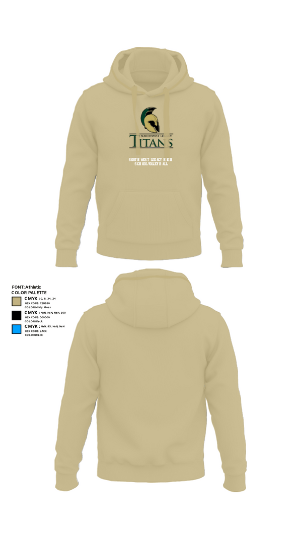 Hoodie, Southwest Legacy High School Volleyball, Women's Volleyball, Teamtime, Team time, sublimation, custom sports apparel, team uniforms, spirit wear, spiritwear, sports uniforms, custom shirts, team store, custom team store, fundraiser sports, apparel fundraiser