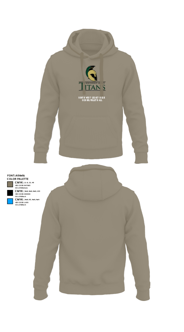 Hoodie, Southwest Legacy High School Volleyball, Women's Volleyball, Teamtime, Team time, sublimation, custom sports apparel, team uniforms, spirit wear, spiritwear, sports uniforms, custom shirts, team store, custom team store, fundraiser sports, apparel fundraiser