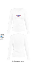 Top Gun 24117111 Women's Long Sleeve V-neck Shirt - 15