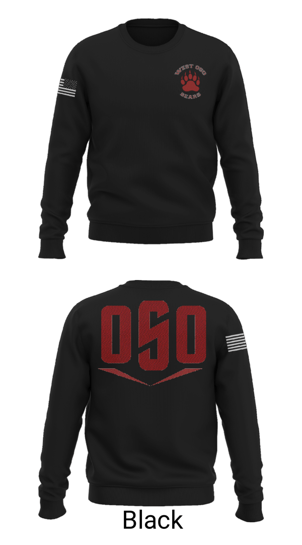 Crew Neck Sweatshirt, West Oso High School Cheer, Cheer, Teamtime, Team time, sublimation, custom sports apparel, team uniforms, spirit wear, spiritwear, sports uniforms, custom shirts, team store, custom team store, fundraiser sports, apparel fundraiser