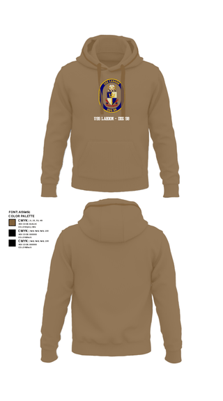 Hoodie, USS LABOON - DDG 58, Navy, Teamtime, Team time, sublimation, custom sports apparel, team uniforms, spirit wear, spiritwear, sports uniforms, custom shirts, team store, custom team store, fundraiser sports, apparel fundraiser