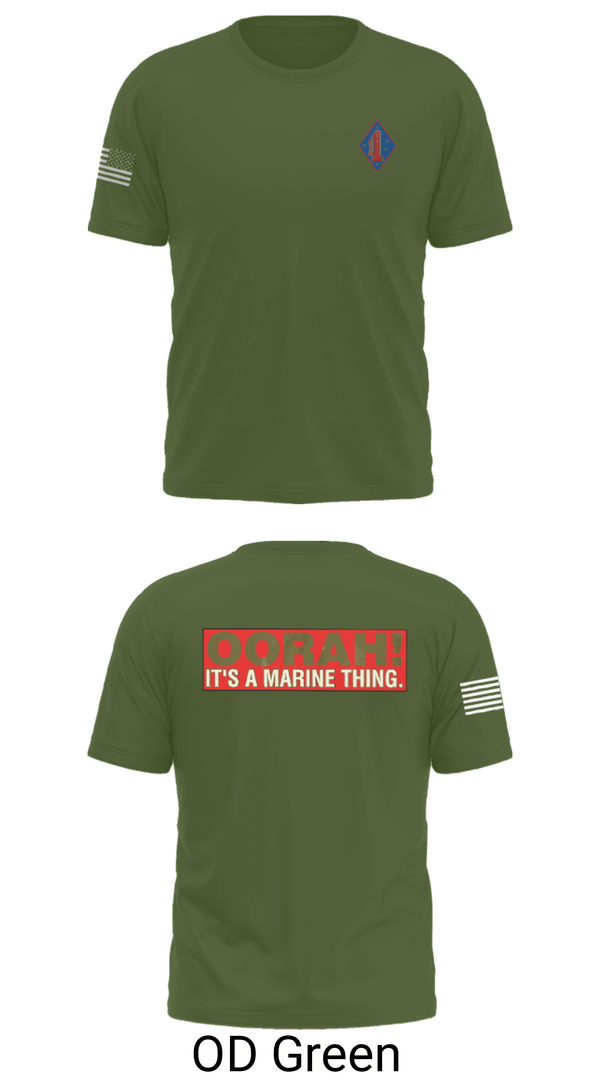Old School Cotton Feel Shirt, 1st Marine Regiment, Marines, Teamtime, Team time, sublimation, custom sports apparel, team uniforms, spirit wear, spiritwear, sports uniforms, custom shirts, team store, custom team store, fundraiser sports, apparel fundraiser