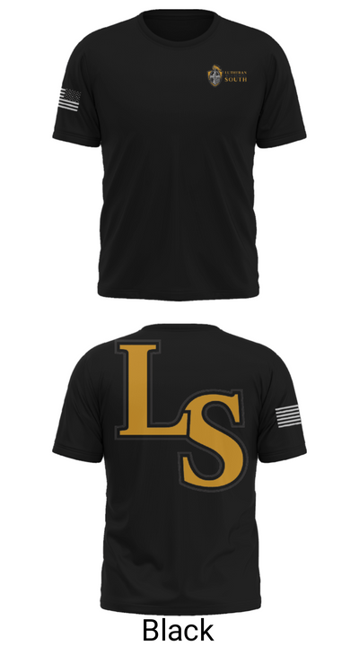 Lutheran South High School Tennis 8304460 Short Sleeve Performance Shirt - 12
