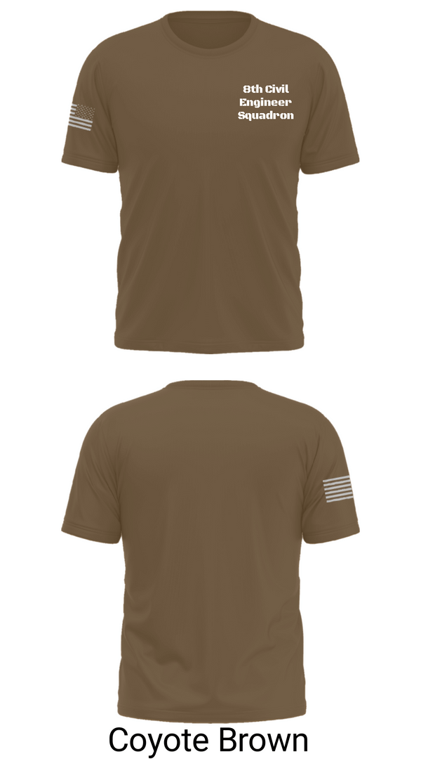 Short Sleeve Performance Shirt, 8th Civil Engineer Squadron, Air Force, Teamtime, Team time, sublimation, custom sports apparel, team uniforms, spirit wear, spiritwear, sports uniforms, custom shirts, team store, custom team store, fundraiser sports, apparel fundraiser