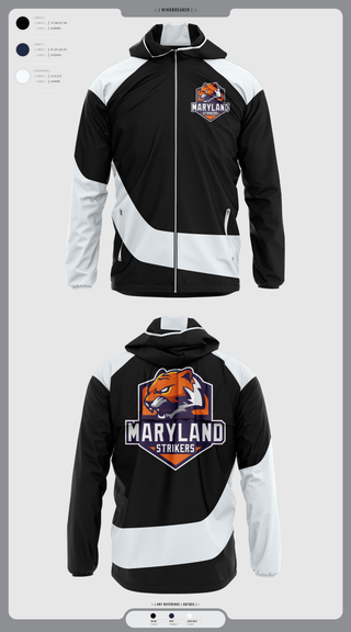 Windbreaker, Maryland Strikers, Men's Volleyball, Teamtime, Team time, sublimation, custom sports apparel, team uniforms, spirit wear, spiritwear, sports uniforms, custom shirts, team store, custom team store, fundraiser sports, apparel fundraiser
