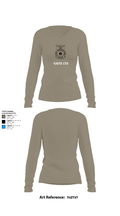 435th CTS 2997096 Women's Long Sleeve V-neck Shirt - 62