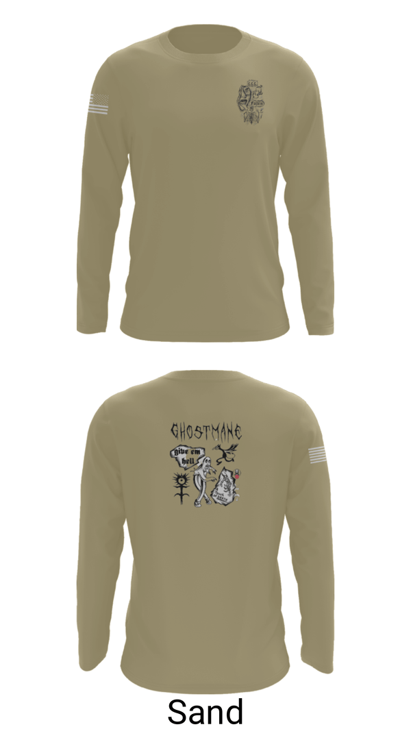 Long Sleeve Performance Shirt, Ceremonial Platoon, Marines, Teamtime, Team time, sublimation, custom sports apparel, team uniforms, spirit wear, spiritwear, sports uniforms, custom shirts, team store, custom team store, fundraiser sports, apparel fundraiser
