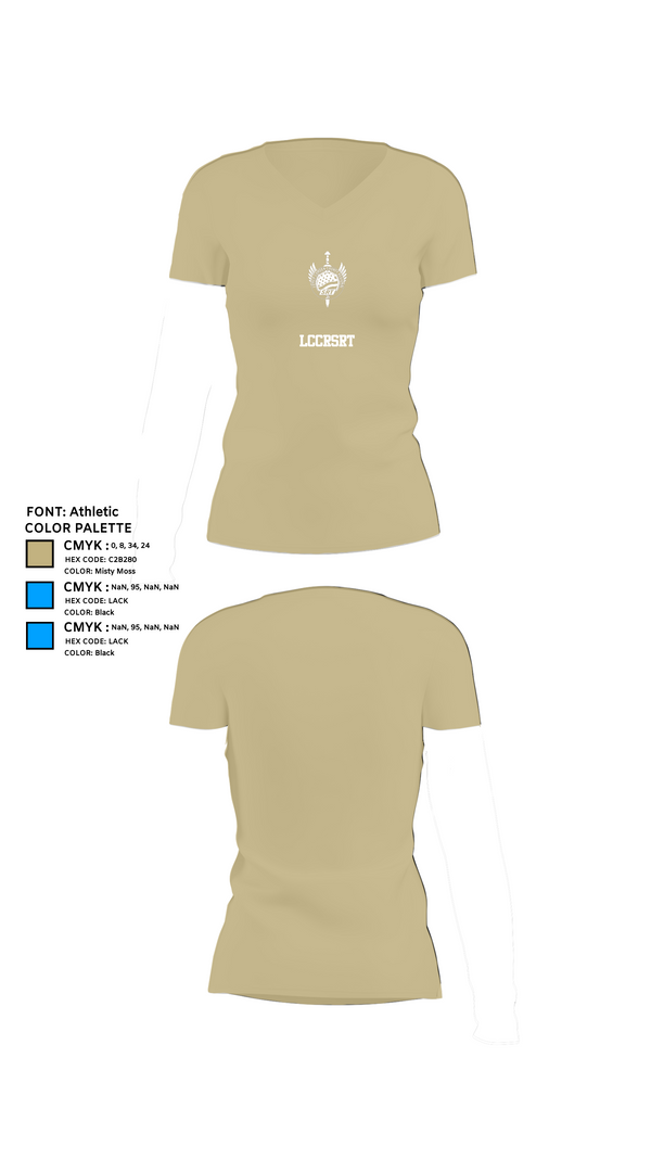 Womens Short Sleeve Vneck Shirt, LCCRSRT, , Teamtime, Team time, sublimation, custom sports apparel, team uniforms, spirit wear, spiritwear, sports uniforms, custom shirts, team store, custom team store, fundraiser sports, apparel fundraiser