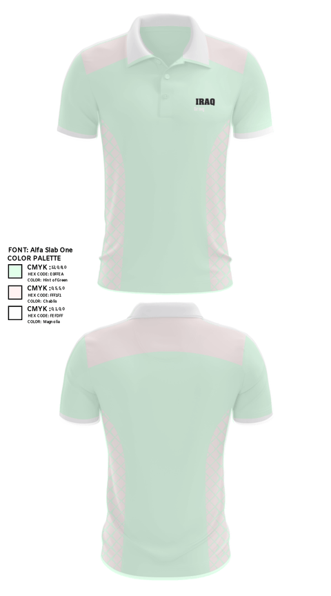 Short Sleeve Performance Polo, Iraq, Men's Soccer, Teamtime, Team time, sublimation, custom sports apparel, team uniforms, spirit wear, spiritwear, sports uniforms, custom shirts, team store, custom team store, fundraiser sports, apparel fundraiser