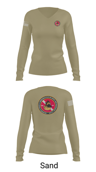 Womens Long Sleeve Vneck Shirt, SCSO USART, , Teamtime, Team time, sublimation, custom sports apparel, team uniforms, spirit wear, spiritwear, sports uniforms, custom shirts, team store, custom team store, fundraiser sports, apparel fundraiser