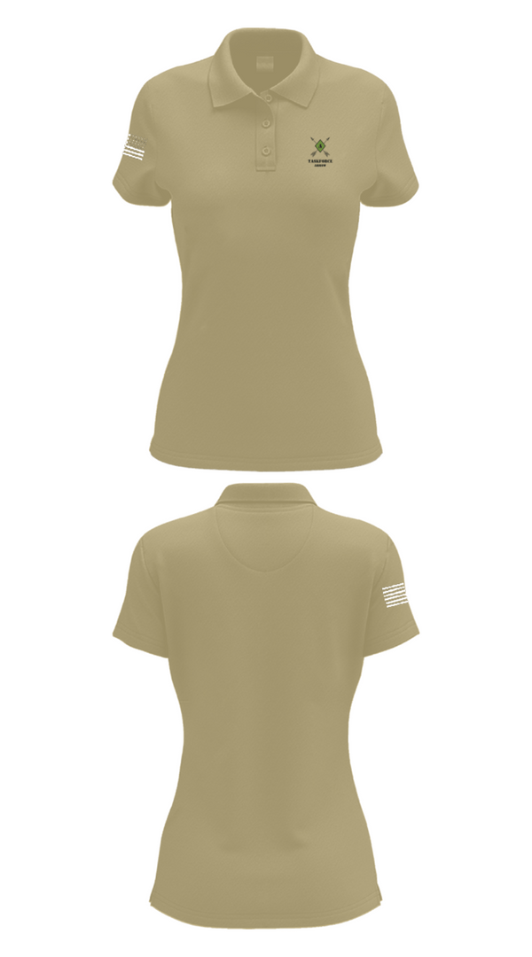 Womens Short Sleeve Performance Polo, Task Force Arrow, , Teamtime, Team time, sublimation, custom sports apparel, team uniforms, spirit wear, spiritwear, sports uniforms, custom shirts, team store, custom team store, fundraiser sports, apparel fundraiser