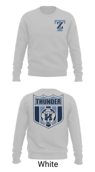 Crew Neck Sweatshirt, Thunder, Men's Soccer, Teamtime, Team time, sublimation, custom sports apparel, team uniforms, spirit wear, spiritwear, sports uniforms, custom shirts, team store, custom team store, fundraiser sports, apparel fundraiser