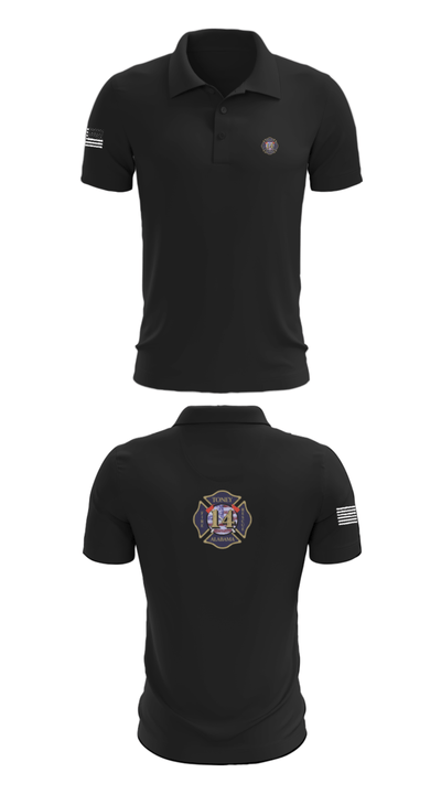 Tony Volunteer Fire Department 50569344 Short Sleeve Performance Polo - 27